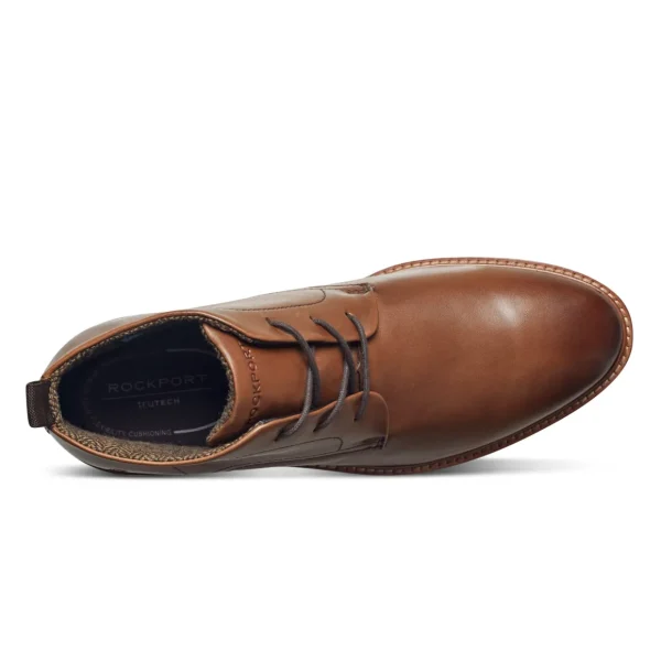 Men's Caspe Lace-up Almond Toe Casual Boots