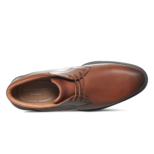 Men's Flynn Lace-up Almond Toe Casual Boots