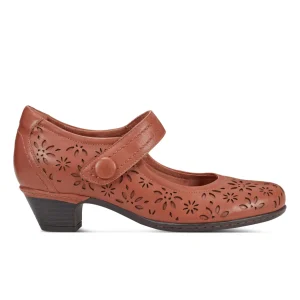 Women's Alesia Perforated Mary Jane Heel