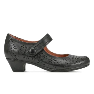 Women's Alesia Perforated Mary Jane Heel