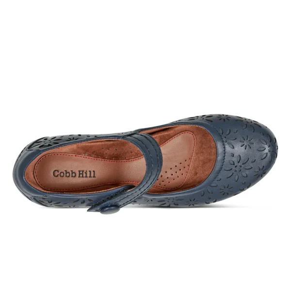 Women's Alesia Perforated Mary Jane Heel