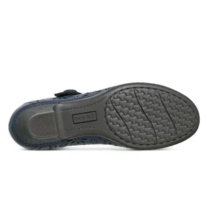 Women's Alesia Perforated Mary Jane Heel